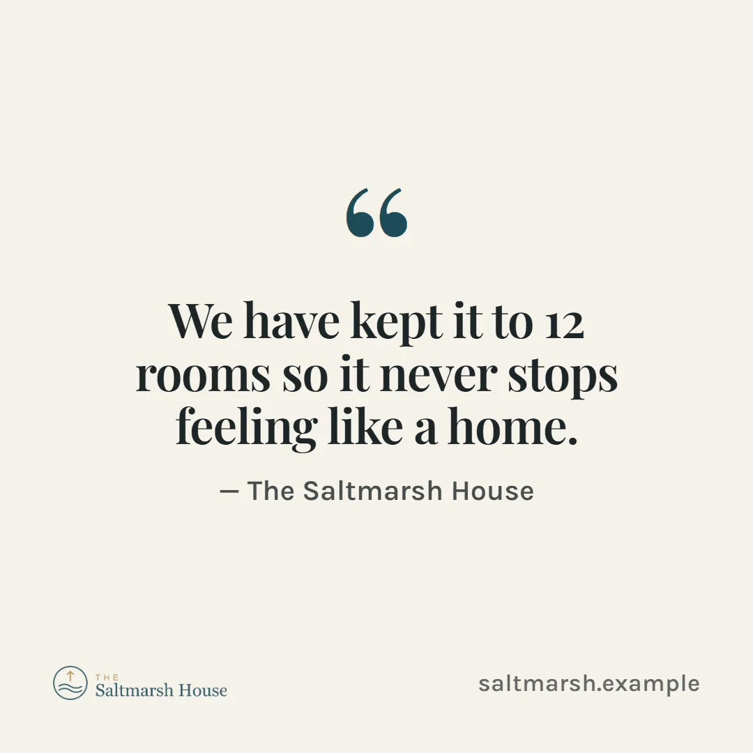 Customer quote example